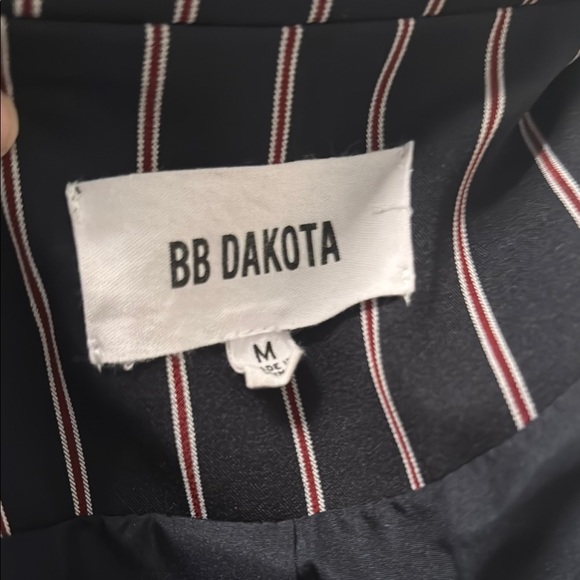 Women's Striped Blazer - Navy, red and white - Picture 5 of 5